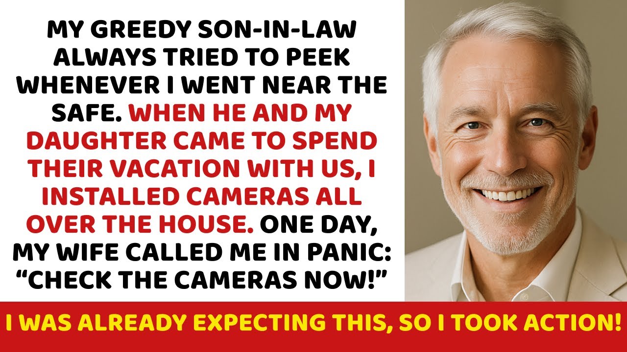 My greedy son-in-law always tried to peek whenever I went near the safe. When he and my daughter