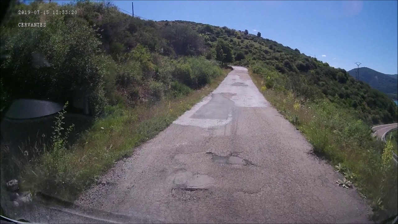Approach to Camping Riaño, Northern Spain, 15/07/2019 (N42°58'33.6'' W004°59'51.7'')