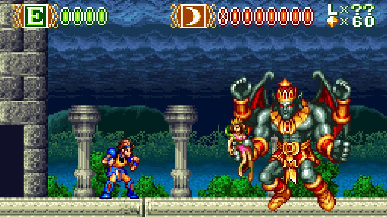 [4K / 60fps longplay] Skyblazer / 迦楼羅王 - SNES (tool-assisted)