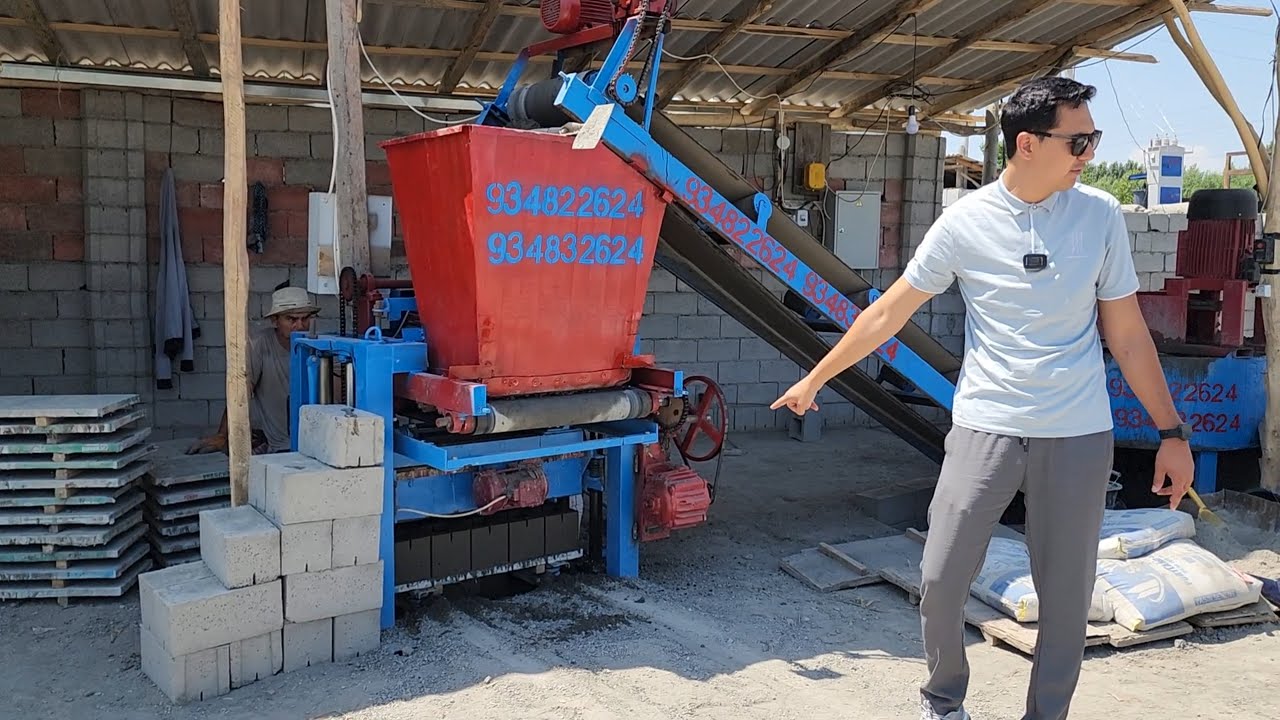 ENG YAXSHI BIZNES SHLAKABLOK ISHLAB CHIQARISH LINYASI