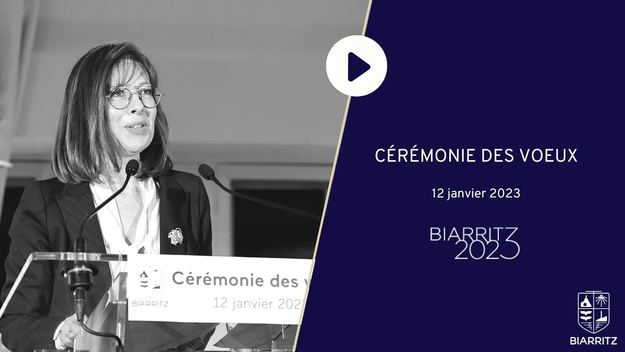 Ville de Biarritz - Cérémonie des vœux 2023