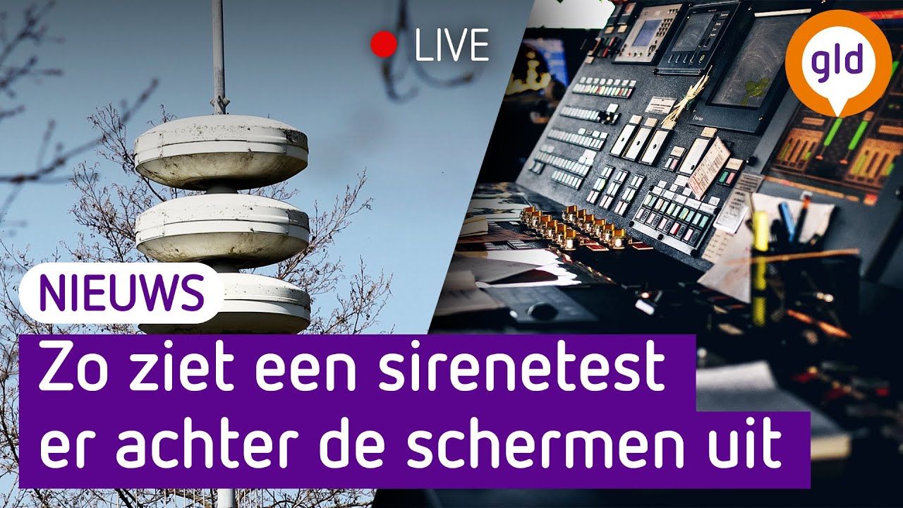 KIJK LIVE MEE | Zo gaat een sirenetest er achter de schermen aan toe  | Omroep Gelderland