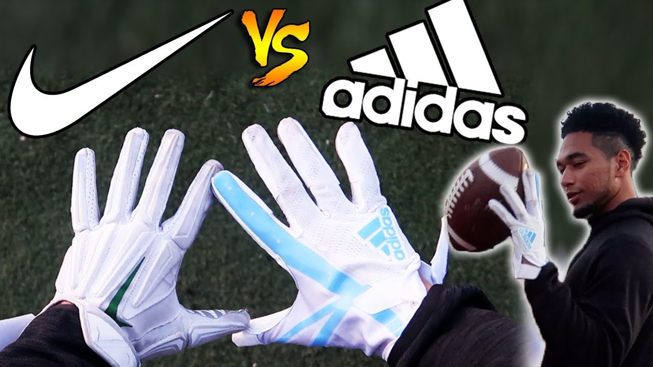 NIKE VS ADIDAS FOOTBALL GLOVES!