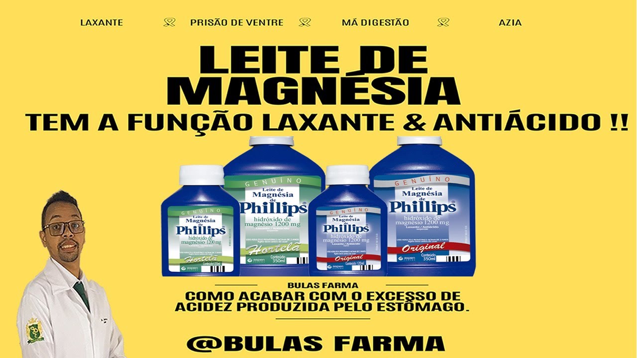 LEITE DE MAGNÉSIA - PARA QUE SERVE? COMO USAR? Xô AZIA E MÁ DIGESTÃO.