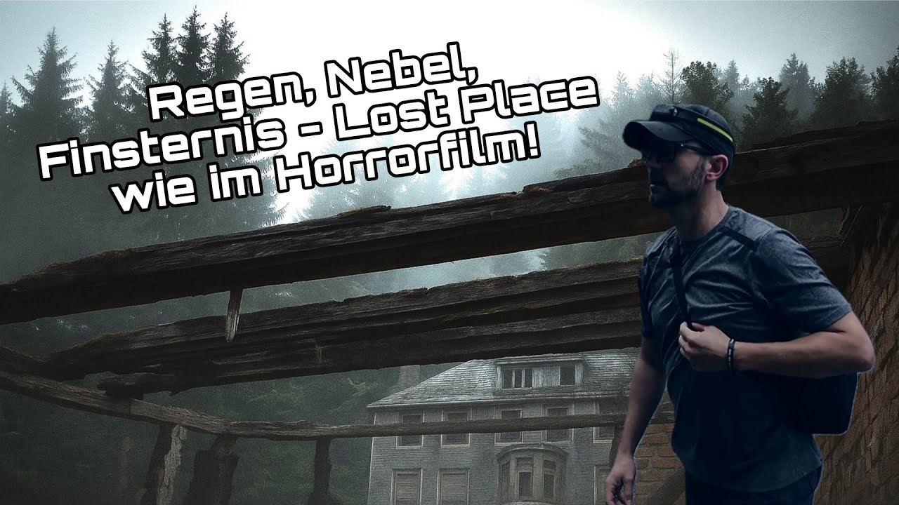 Lost-Place-Tour | Alte Klinik-Ruine bei Gewitter und Finsternis
