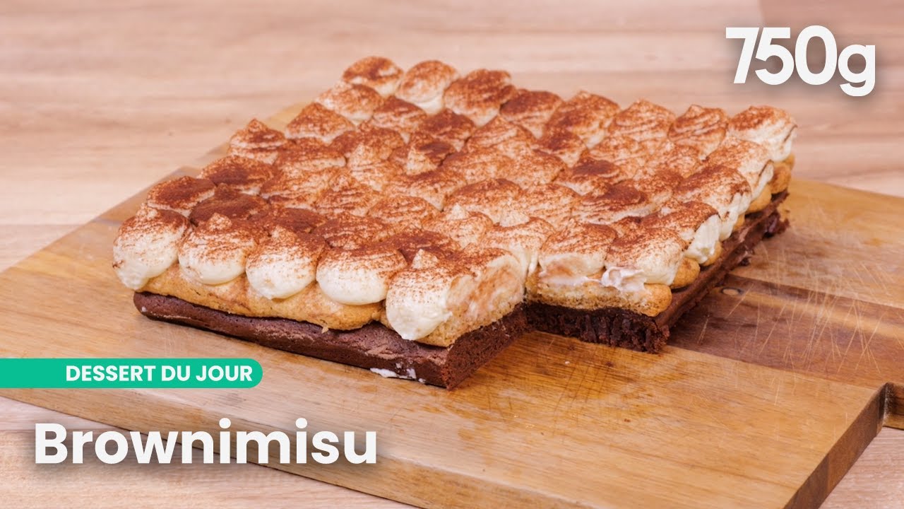 Le brownimisu : L'alliance parfaite entre le brownie et le tiramisu | 750g