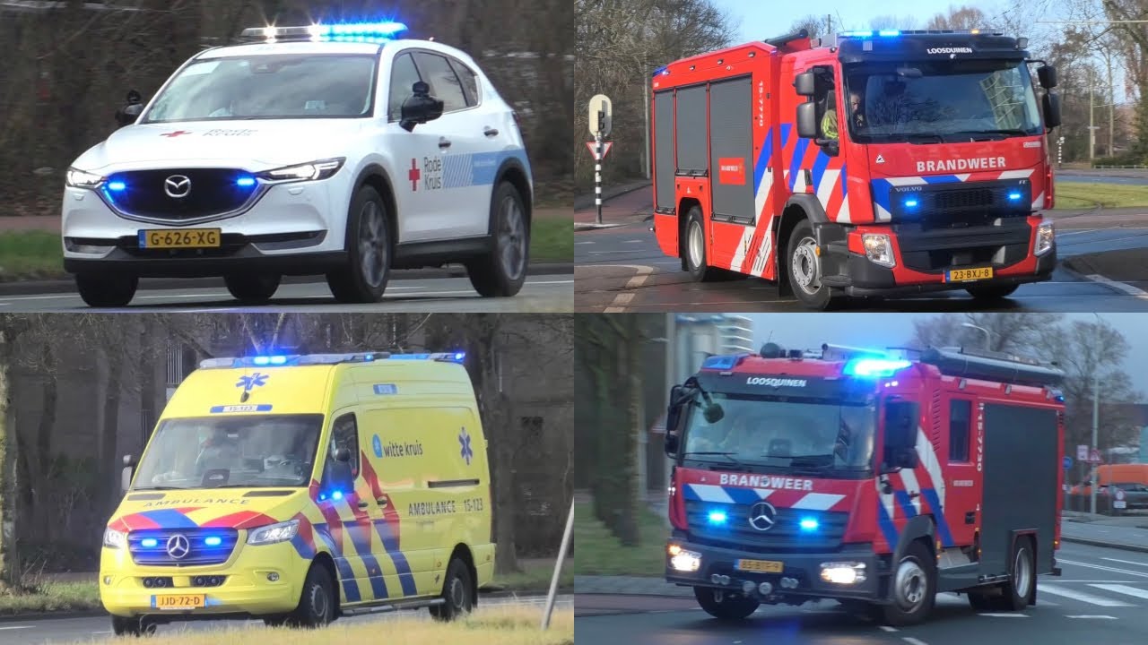 Brandweer, Ambulance en Rode Kruis met spoed in Den Haag! - 31 januari 2026
