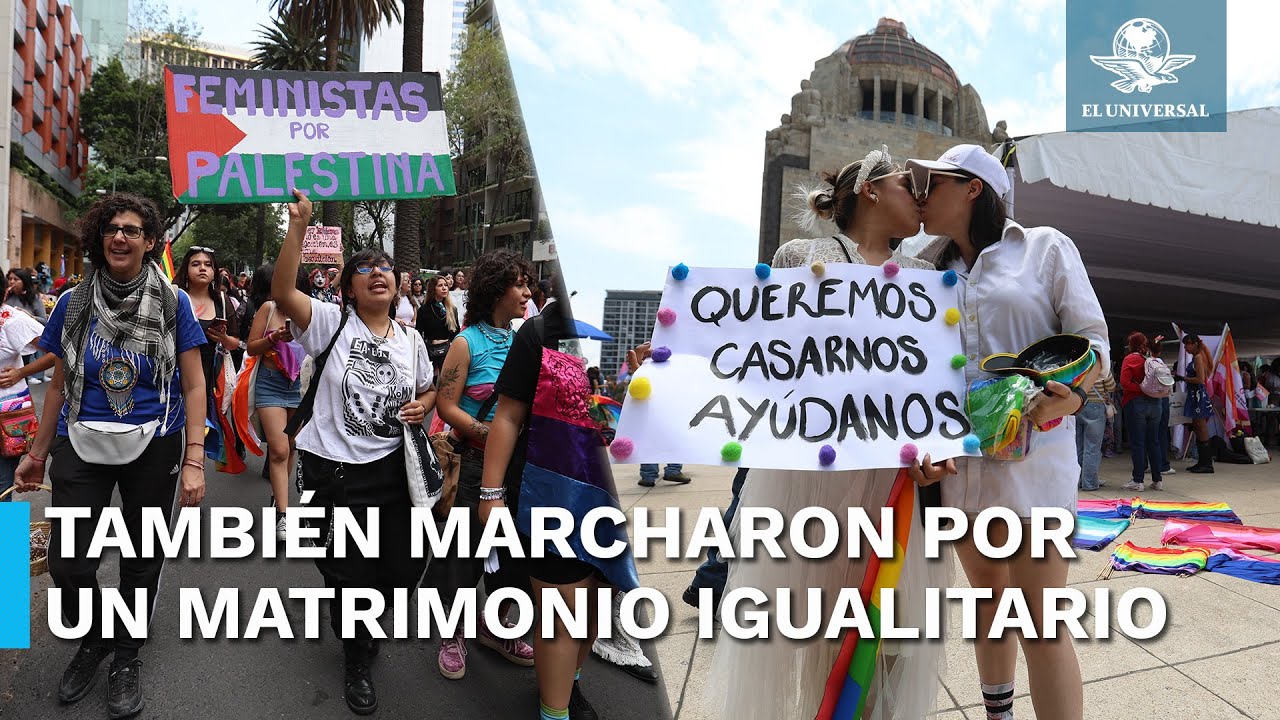 ¡Lenchitudes con Palestina! En “Marcha Lencha”  Se manifiestan en contra del genocidio