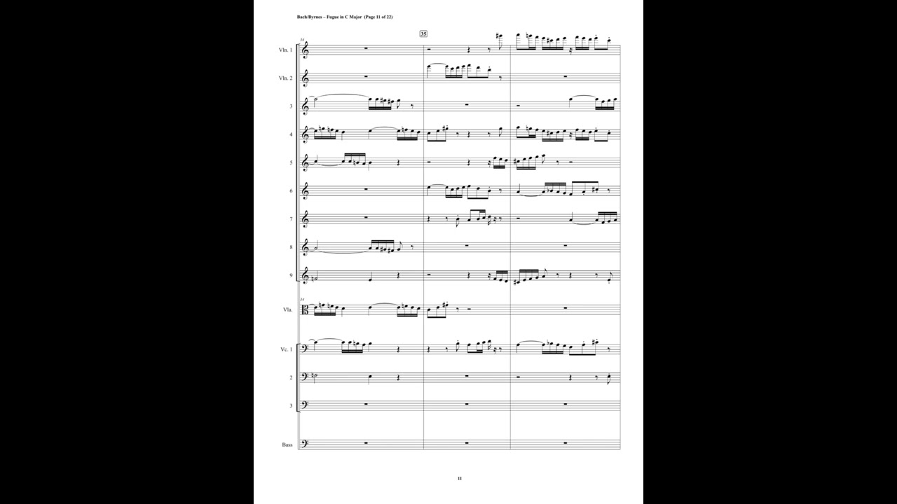 Fugue in C Major, BWV 547 (String Orchestra)