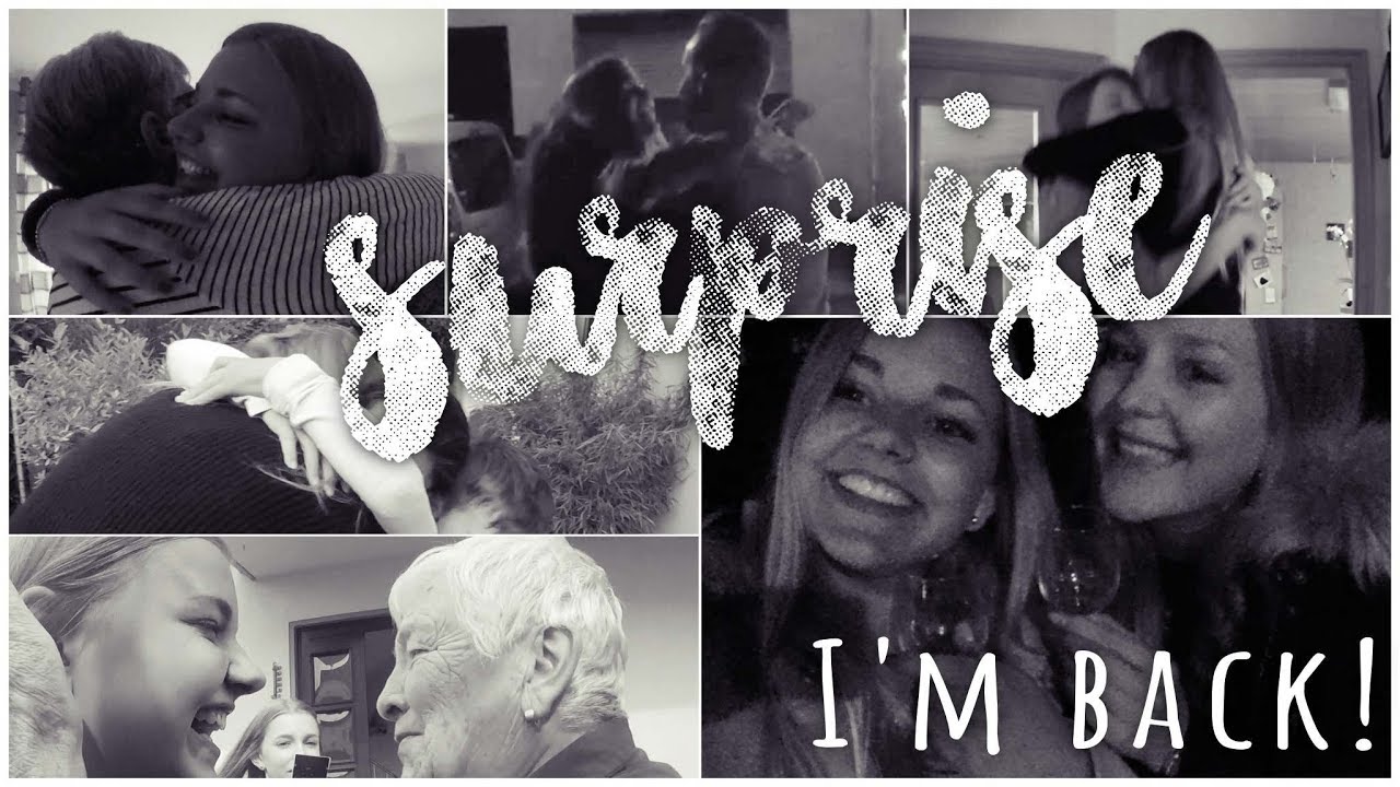 SURPRISE I'm back! | Coming home after 13 months abroad | AuPair - Daria Abroad