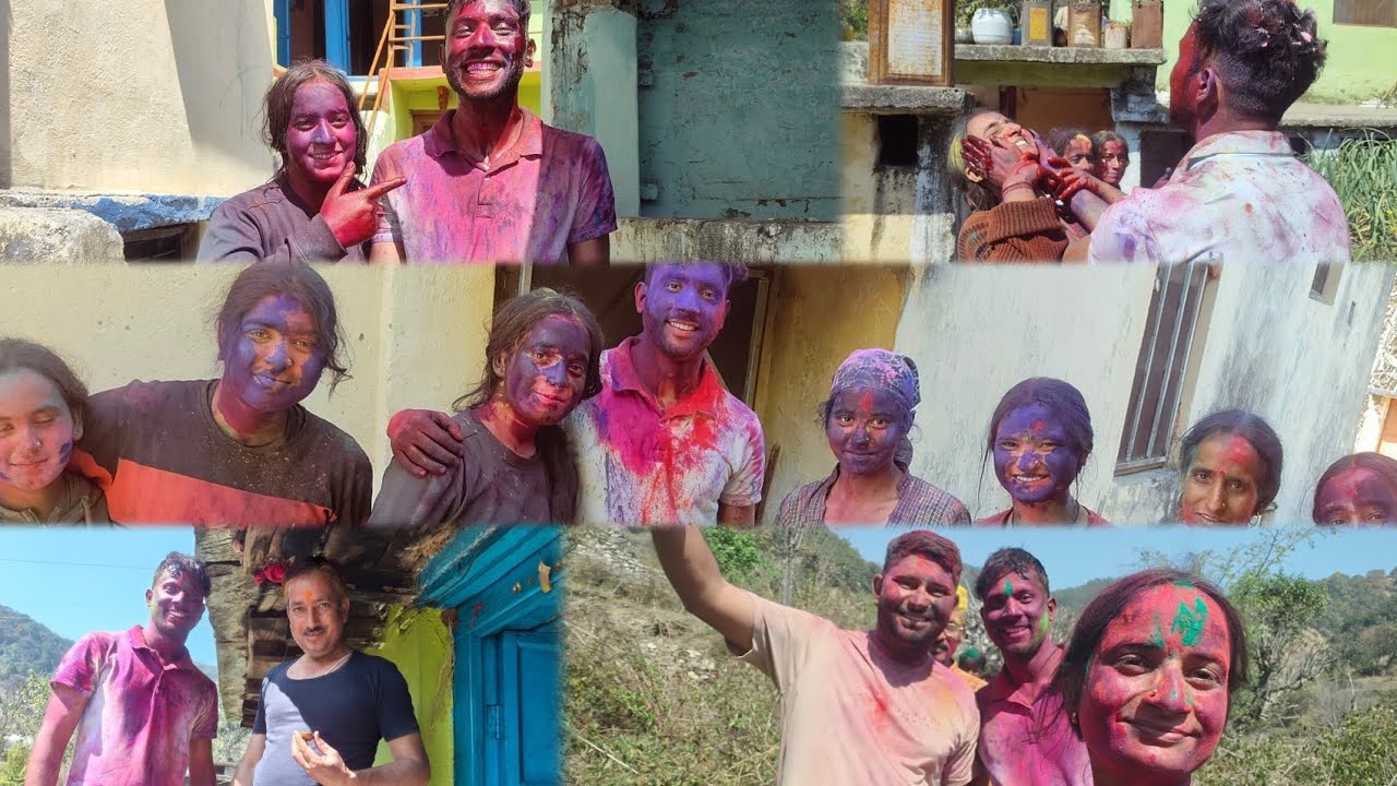होली के दिन मायके जाकर सबको किया सरप्राइज़ और खेली खतरनाक होली 🤗😍