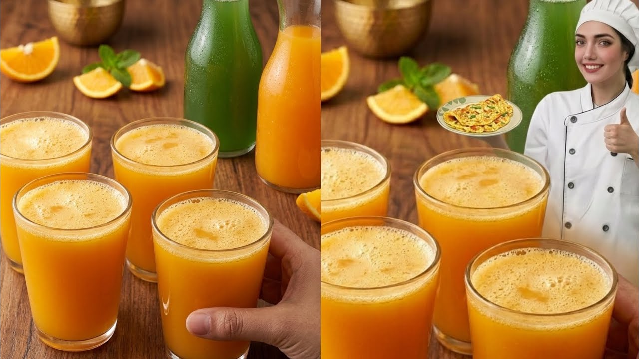 Orange Juice Recipe | Fresh Orange Sharbat Recipe | Orange squash Recipe |Ramzan Special recipe