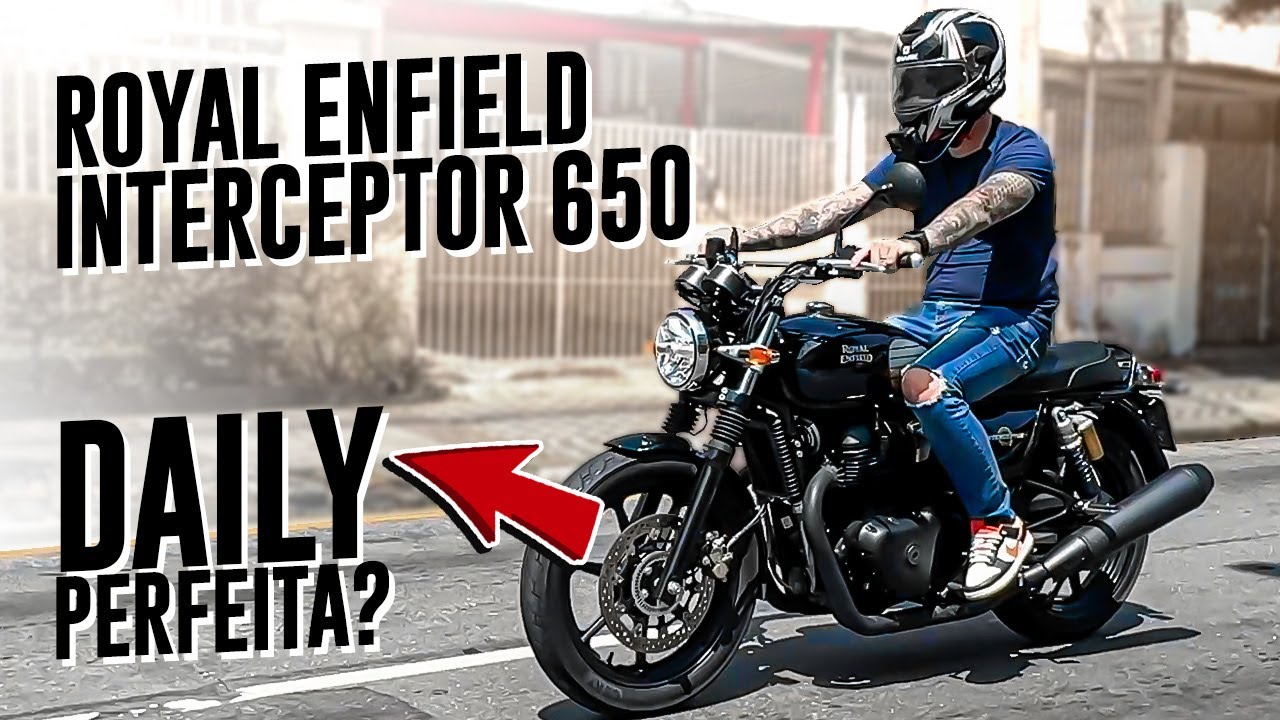 Teste ROYAL ENFIELD INTERCEPTOR 650 - Opinião sincera sobre o consumo e Preço, Vale a Pena?😱 REVIEW