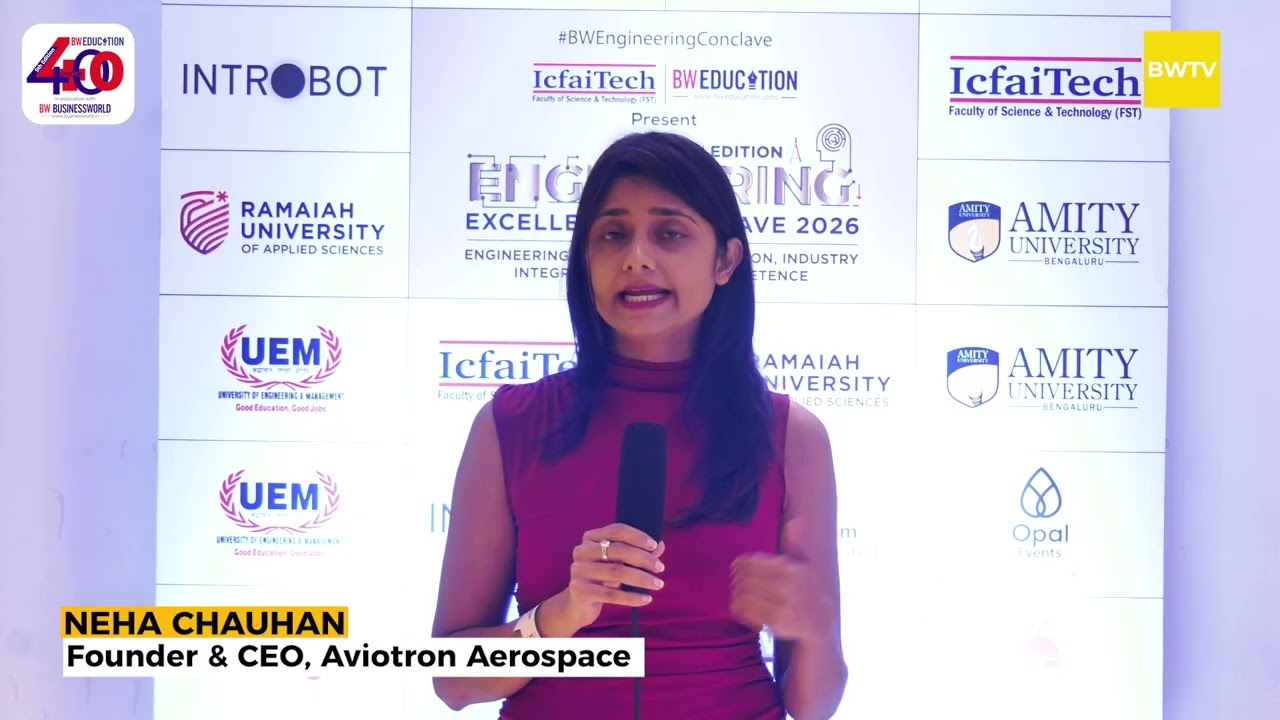 Неха Чаухан, основатель и генеральный директор Aviotron Aerospace | Конференция BW Education Engi...