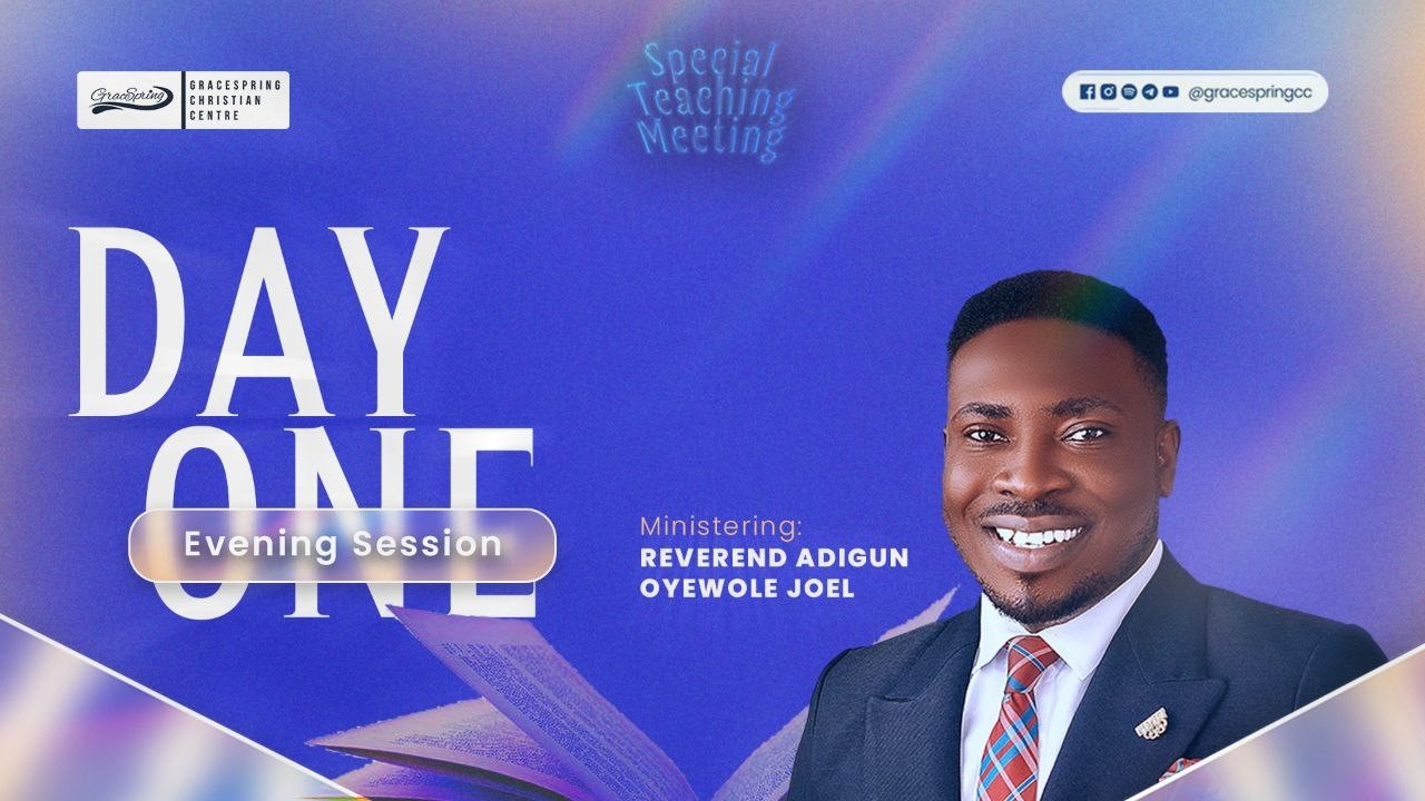 STM Ile-Ife March '26 | Day One Evening Session | Reverend Joel Oyewole Adigun