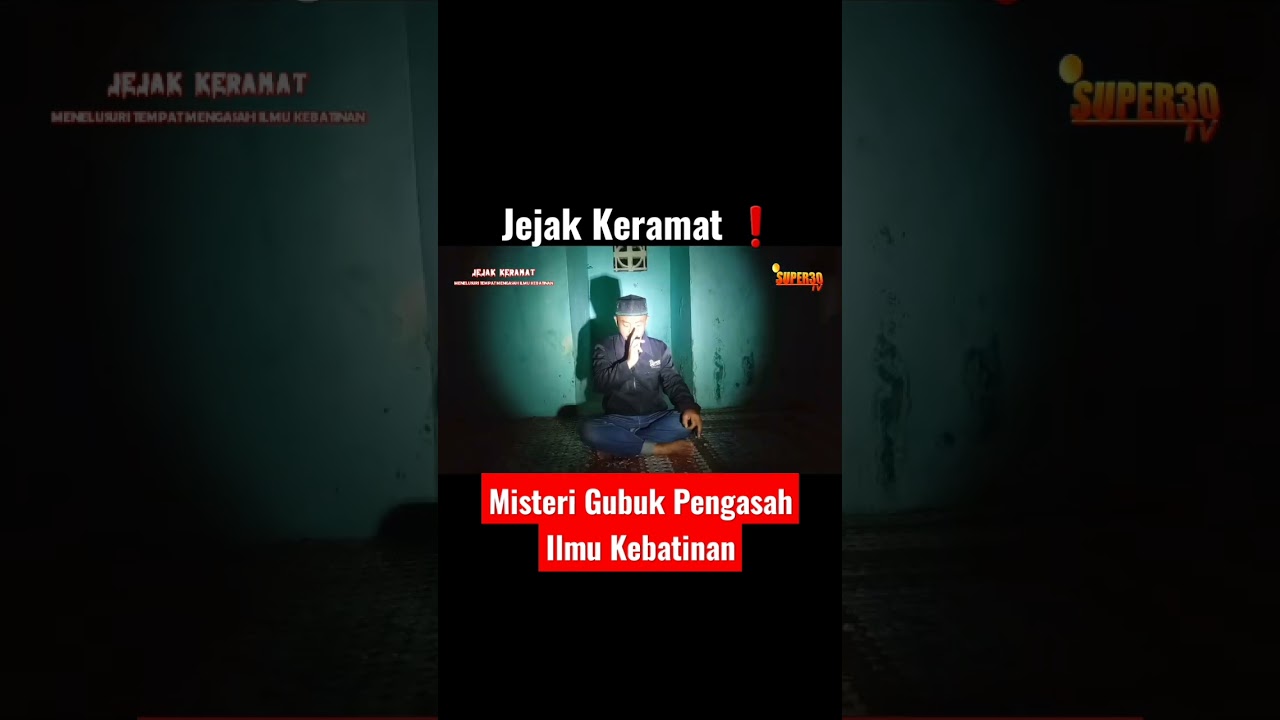 Jejak Keramat❗Misteri Gubuk Tempat Mengasah Ilmu Kebathinan 🔴 #mitos #misteri #ceritarakyat #shorts
