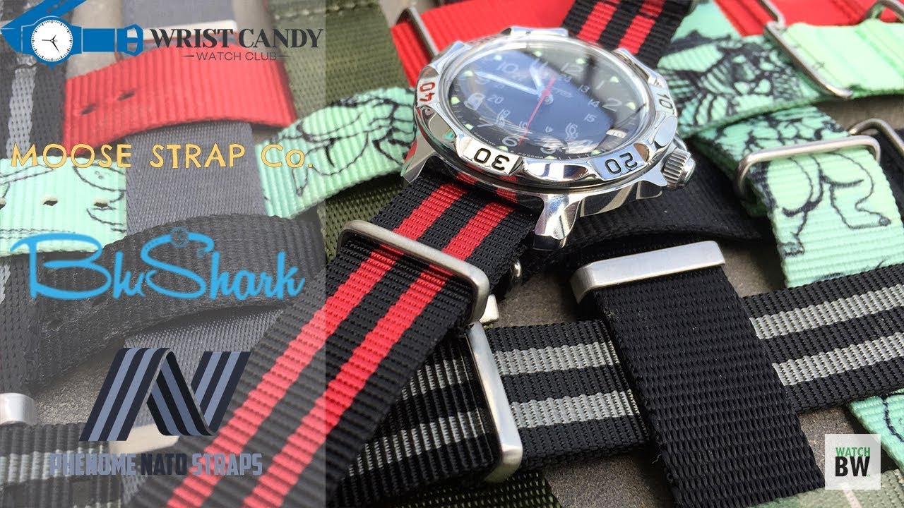 NATO straps - WCWC, BluShark, Phenomanato, Moose Straps Co
