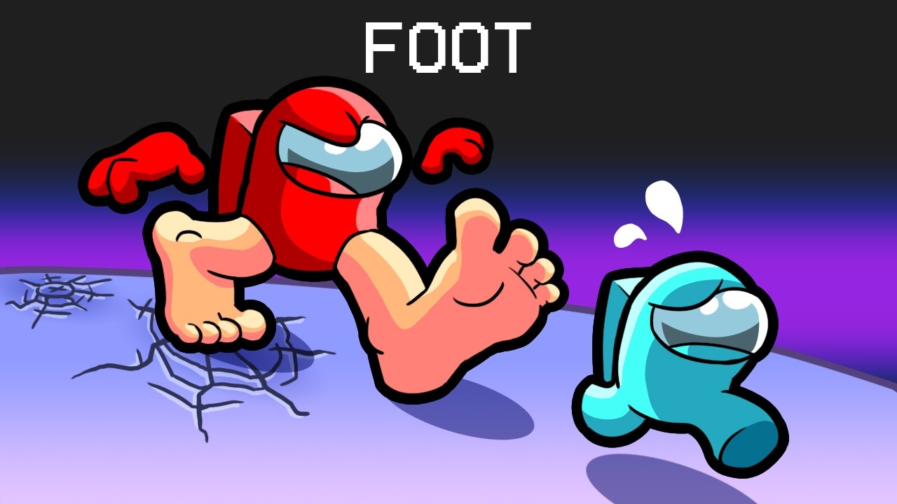 I Added FOOT MOD in Among Us