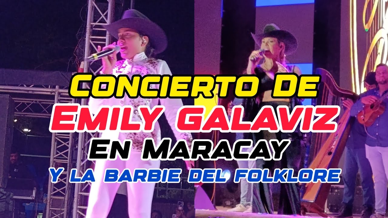 Vive el Concierto de Emily Galaviz y la Barbie del Folklore en Maracay