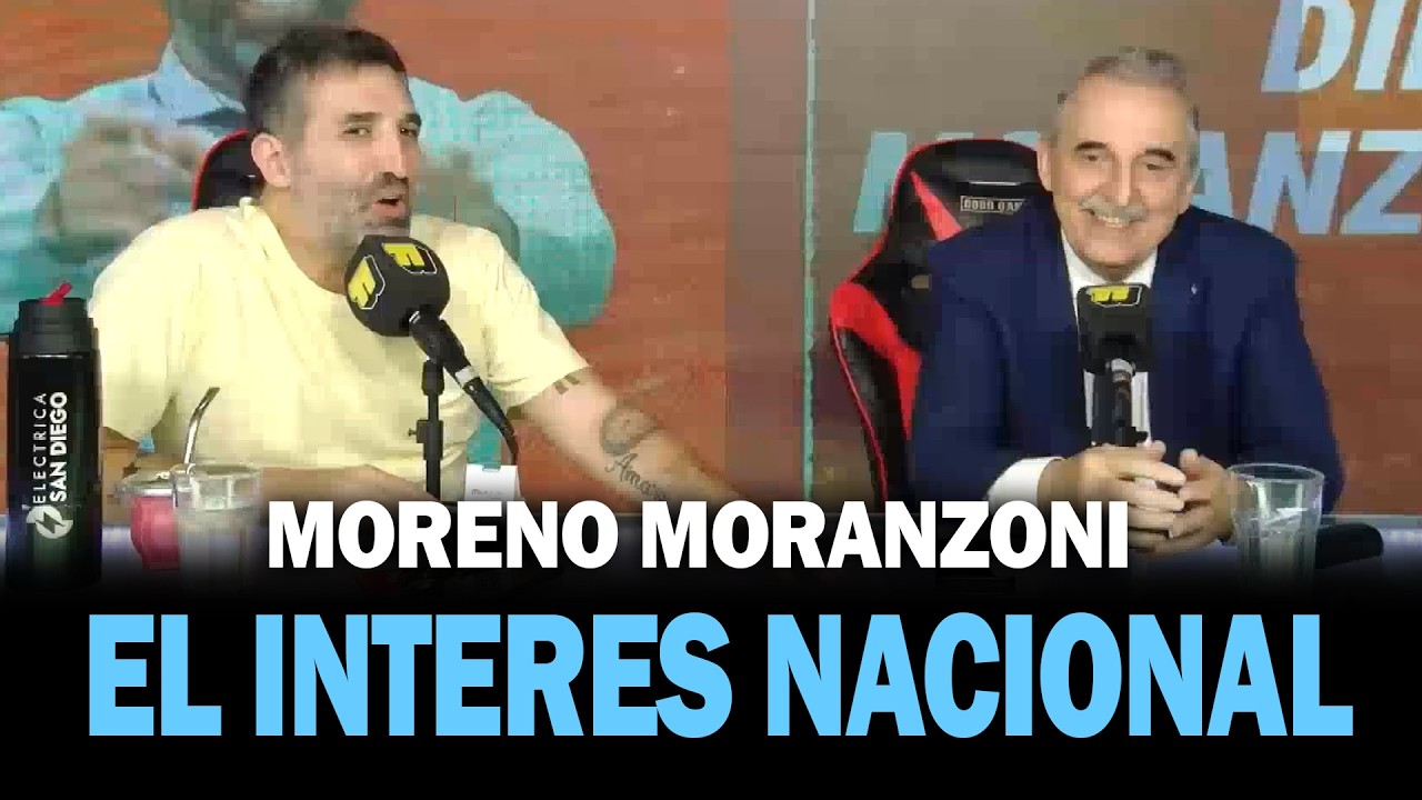 Guillermo Moreno con Diego Moranzoni en 