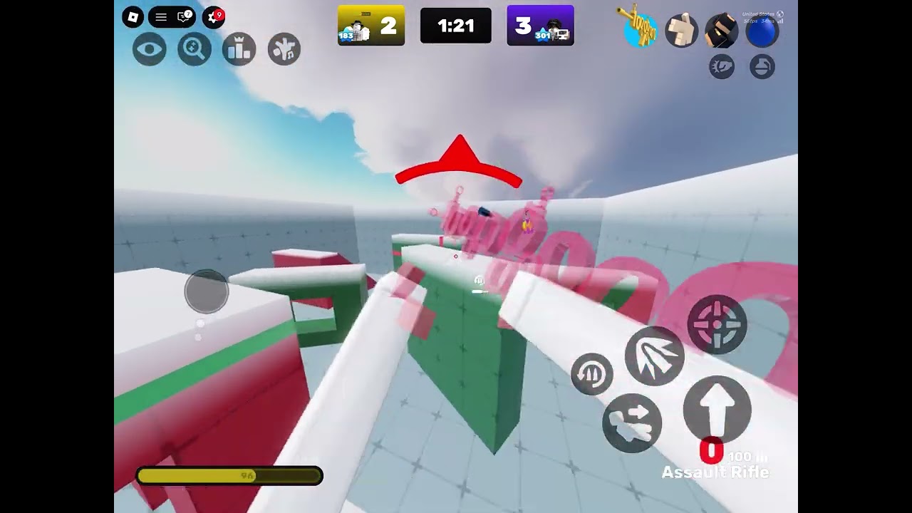 First rivals game of the new year (I hadn’t gotten warmed uo which is why my aim sucks)