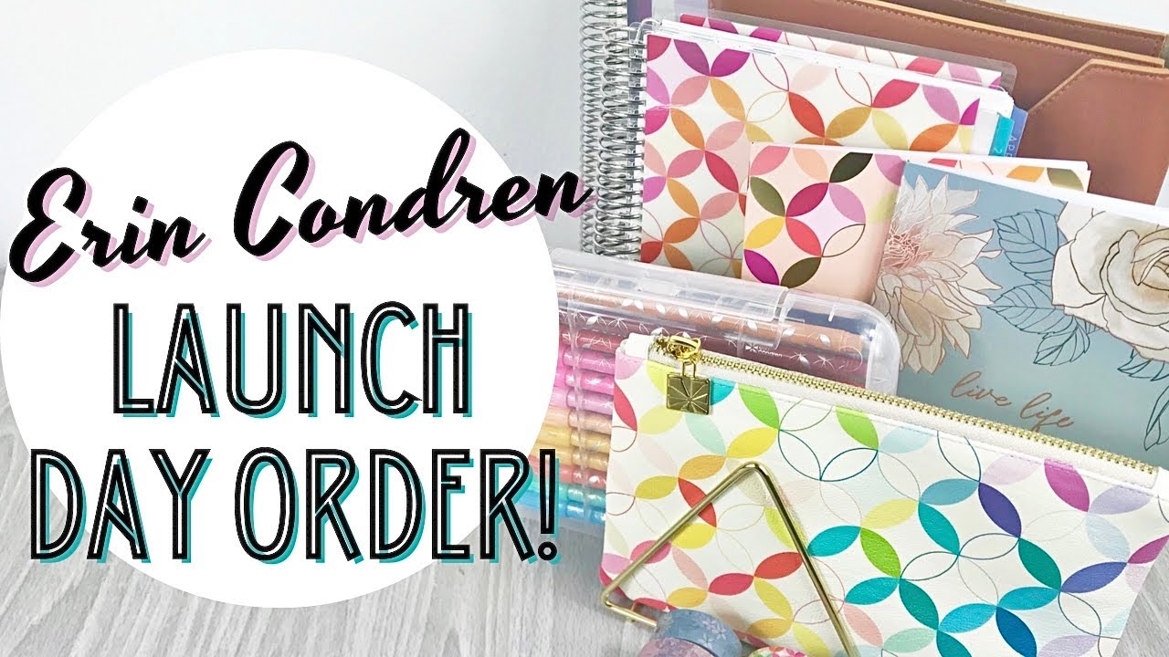 Erin Condren 2022 Launch Day Haul | New A5 Agenda, A5 Daily Duo & More!