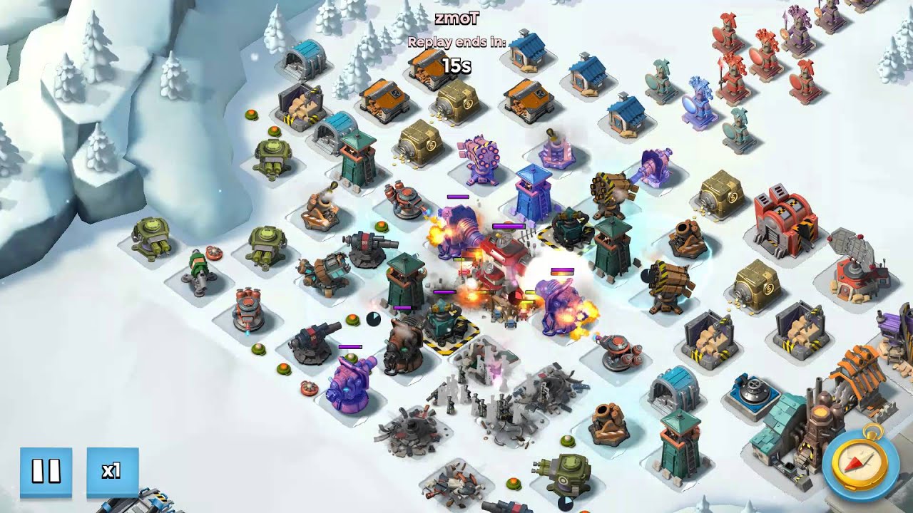 Boom Beach - high vp/low level - guest attacker zmoT!