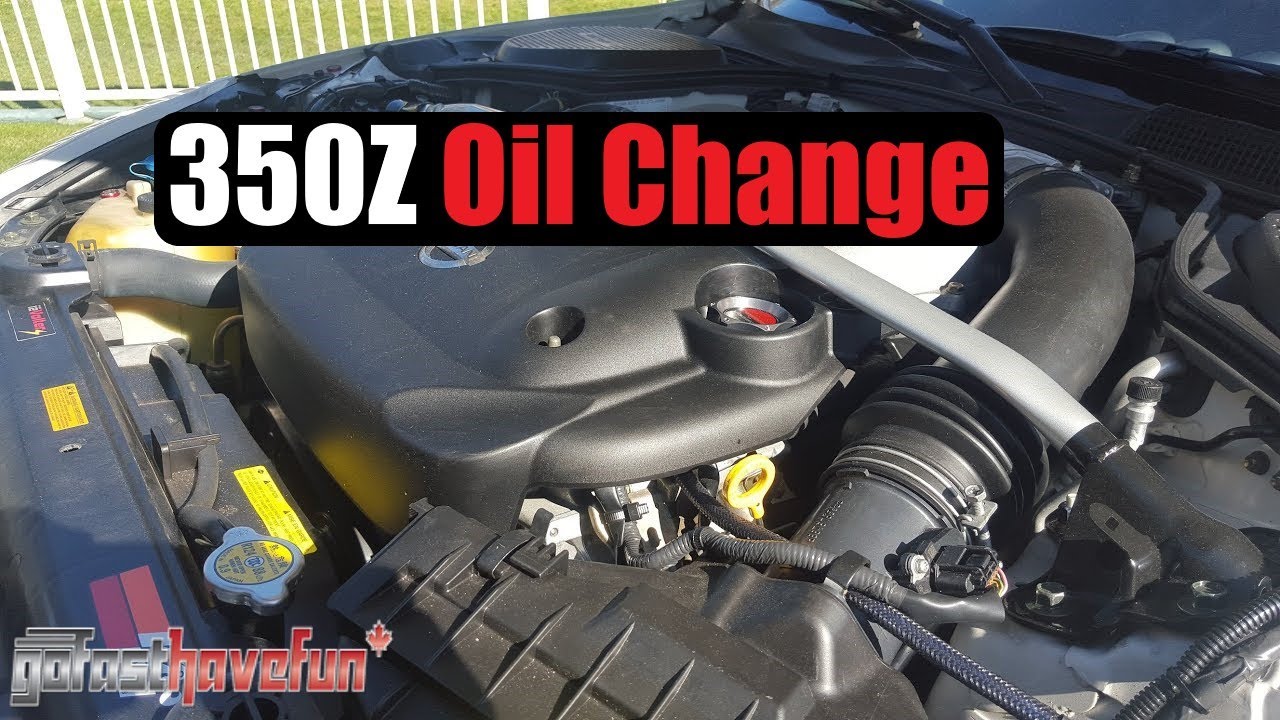 Nissan 350Z / Infiniti G35 Synthetic Oil Change (Nissan 3.5L V6) | AnthonyJ350