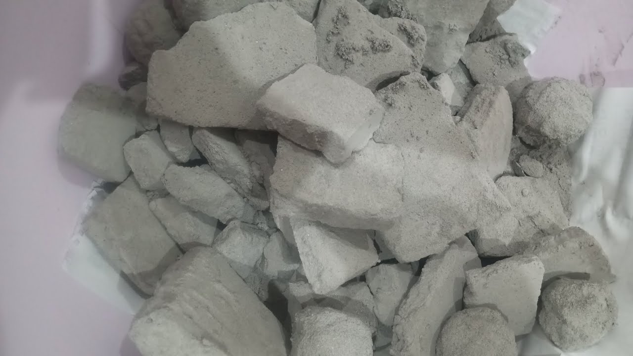 Cement dirt crumbling 🔥 in tub full dusty and soft 