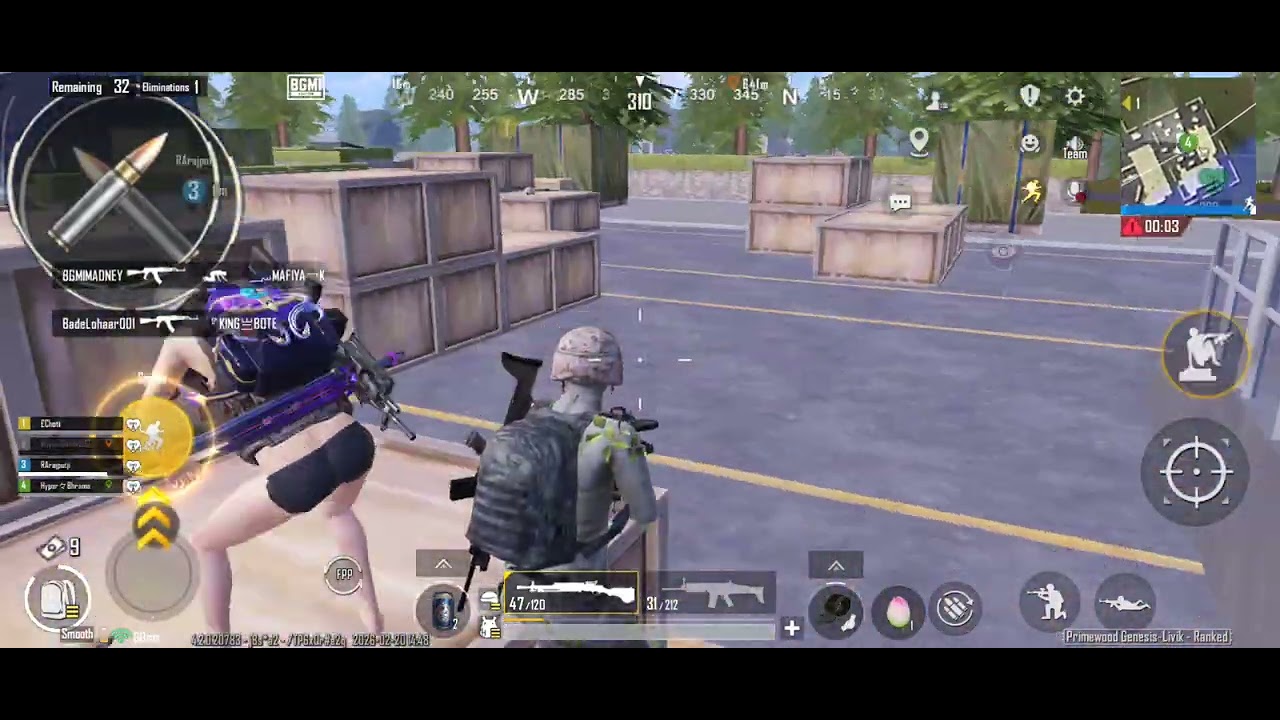 From landing to last zone – pure destruction mode ON #pubg #bgmi 
