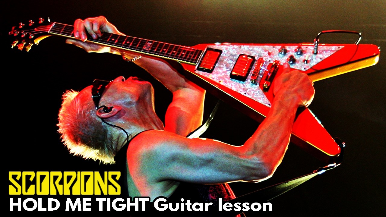 SCORPIONS Guitar Lesson for HOLD ME TIGHT from ANIMAL MAGNETISM 1980