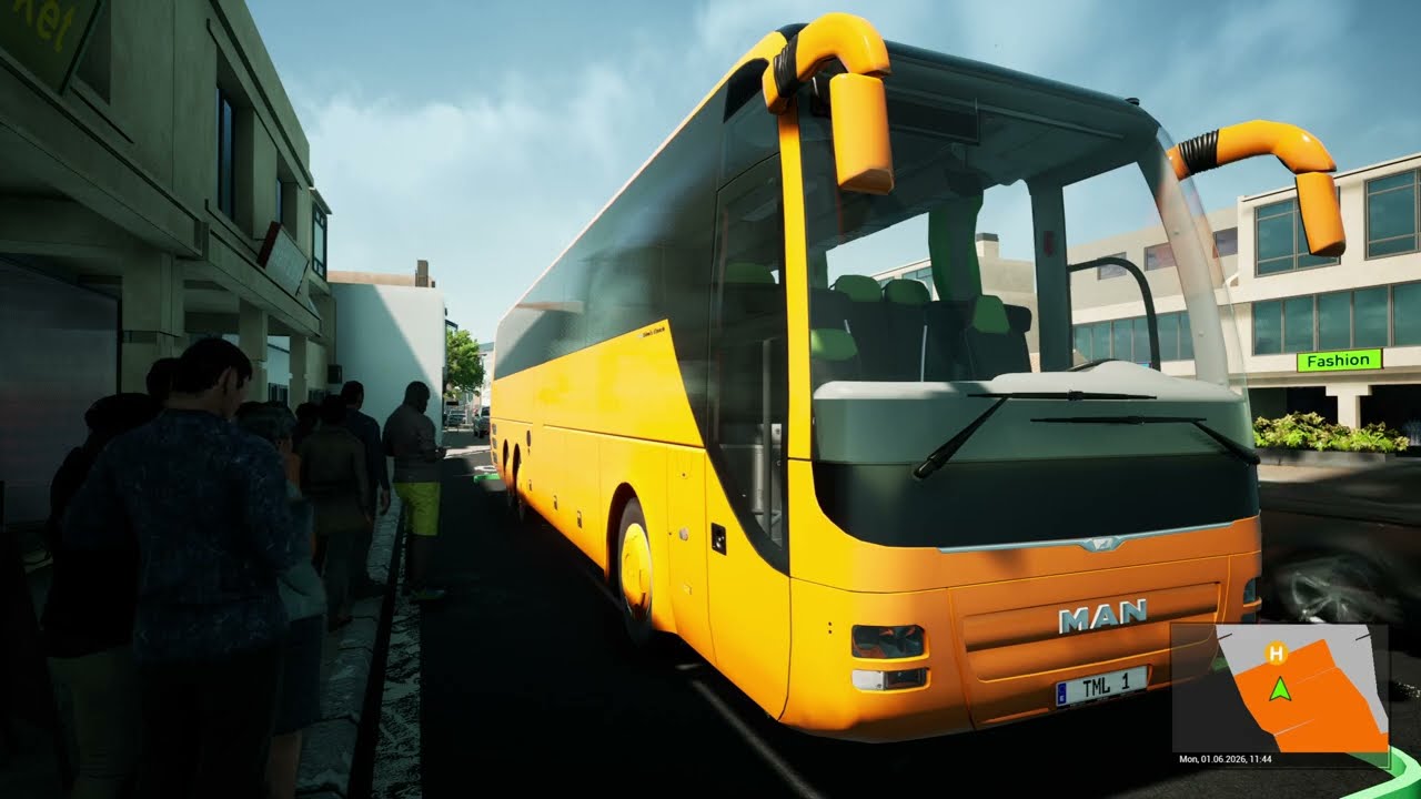 Bus Simulator Pov | REALISTIC Graphics | 14 minute Drive