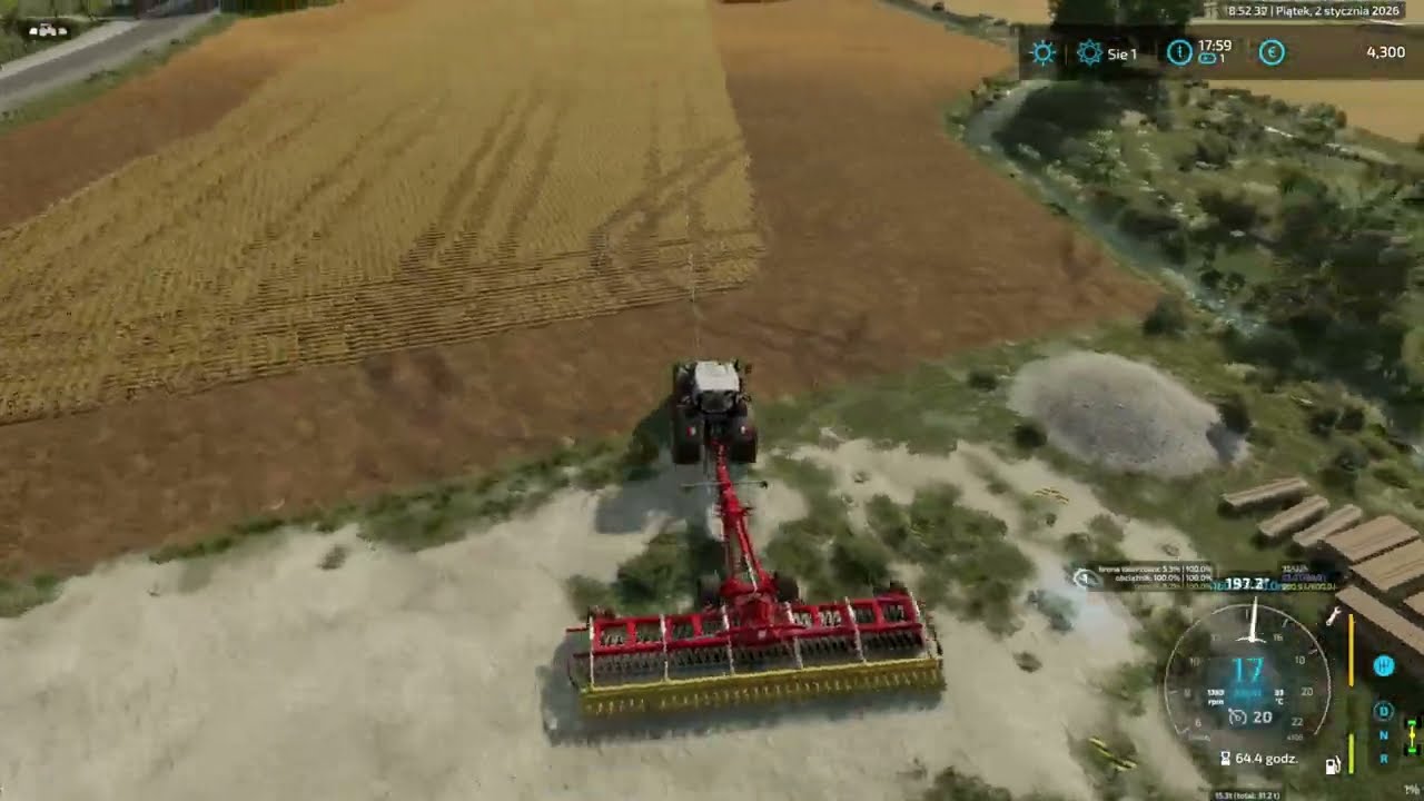 Zaczynamy prace pożniwne obornik & tależowanie! Timelapse Rozwojowy rolnik#232