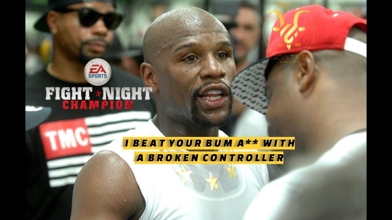 Fight Night Champion Online - Fighting A Trash Talker ( I BEAT YOUR A** WITH A BROKEN CONTROLLER)