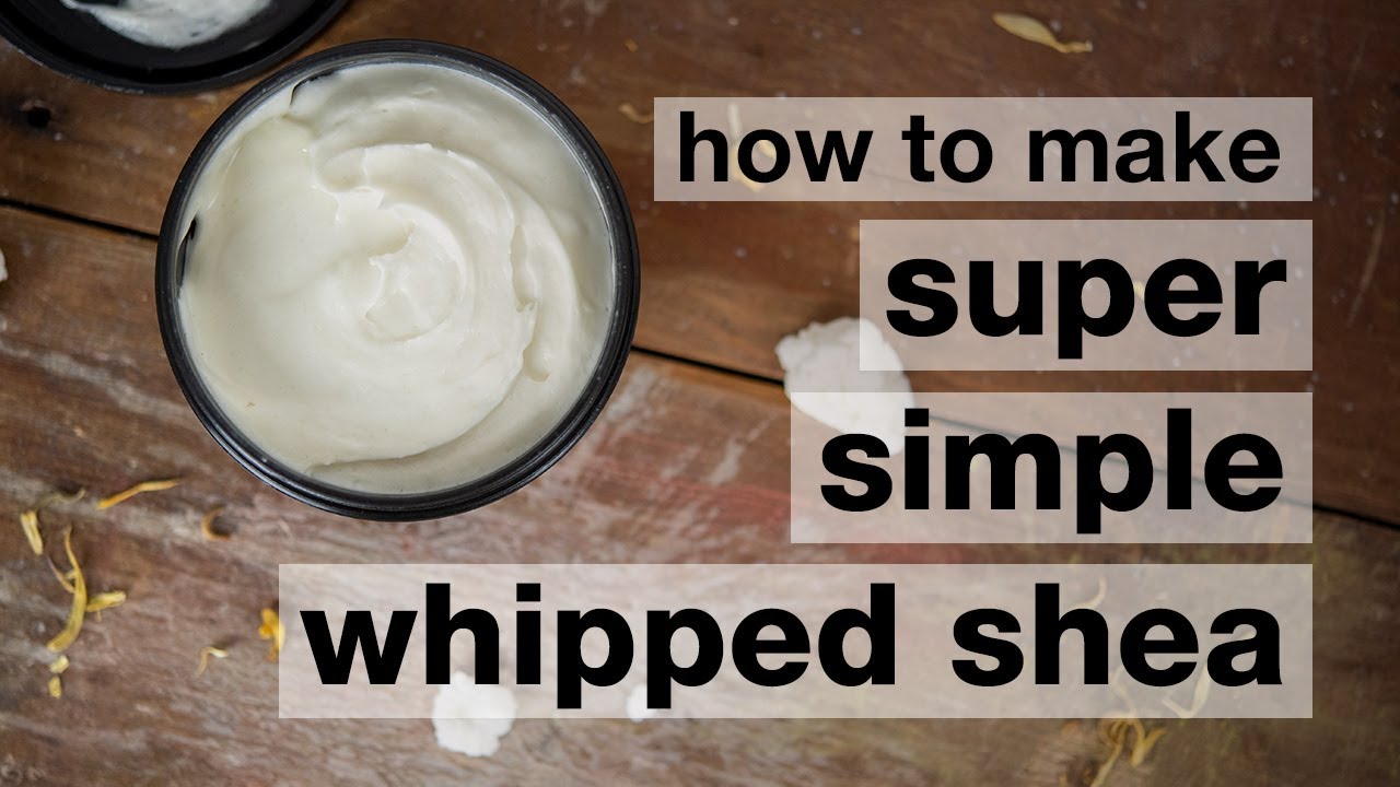 How to Make DIY Super Simple Whipped Shea Butter (non-greasy!) // Humblebee & Me