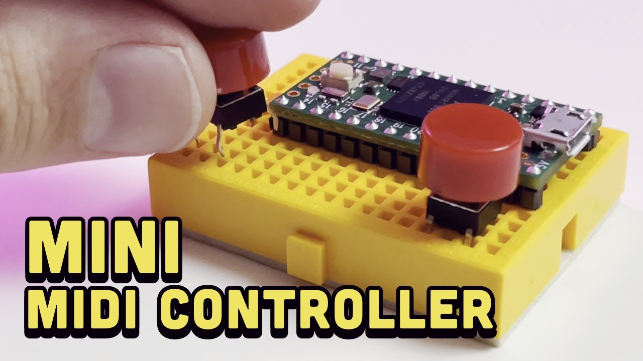 САМЫЙ МАЛЕНЬКИЙ MIDI-контроллер, который я когда-либо делал | Teensy и Arduino