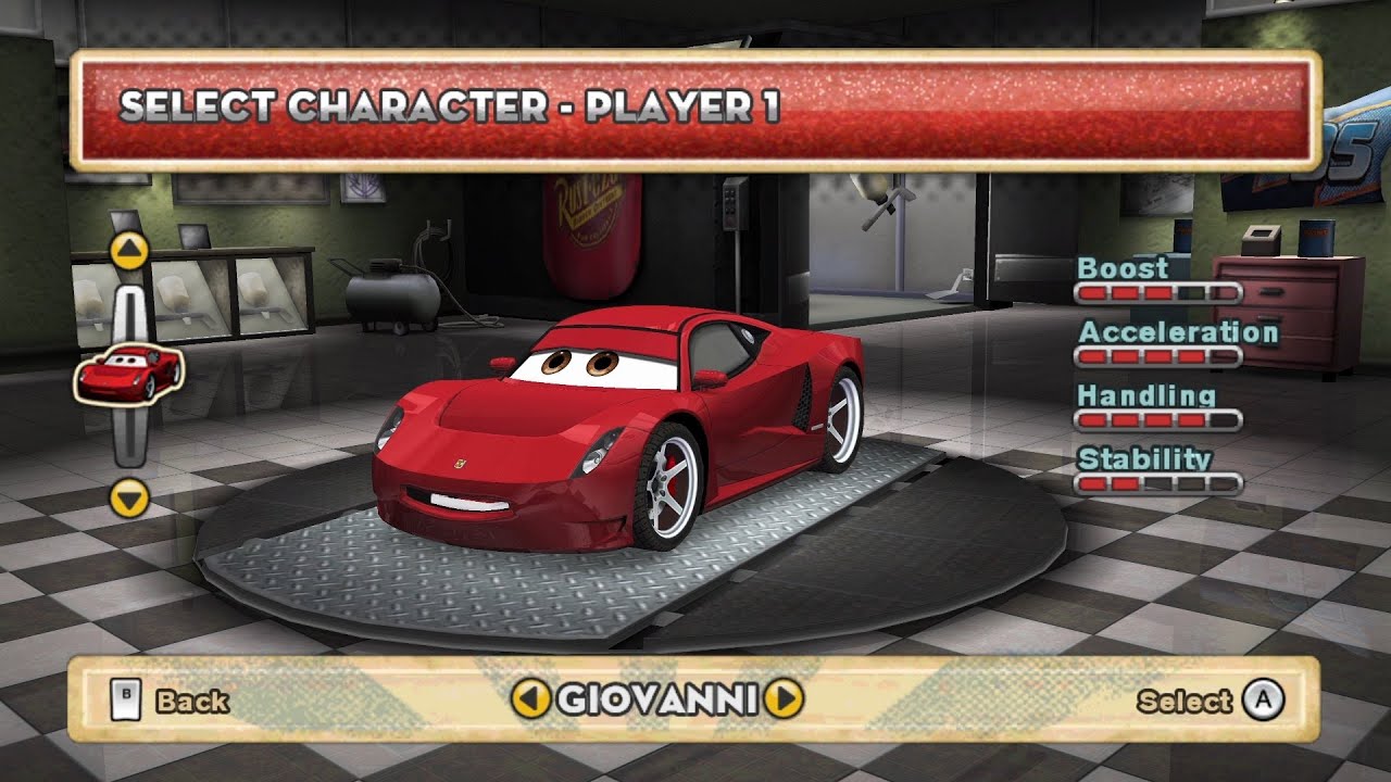 Cars Mater-National Wii - Giovanni Gameplay (Dolphin)