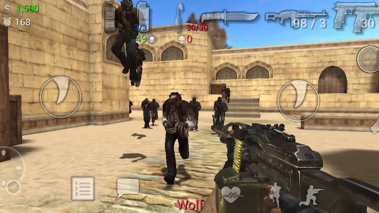 SPECIAL FORCES GROUP 2 ZOMBIE MODE GAMEPLAY | 3 vs 30 | SFG 2 Zombies
