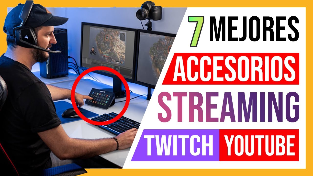 🥇 7 ACCESORIOS para hacer STREAMING en YOUTUBE y TWITCH 🚀 DIRECTOS como un PRO! 🦸‍♂️ en AMAZON 💥