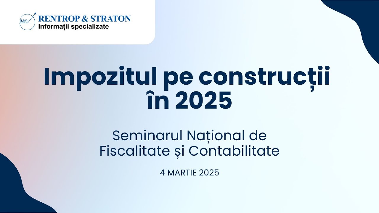 Impozitul pe construcții în 2025