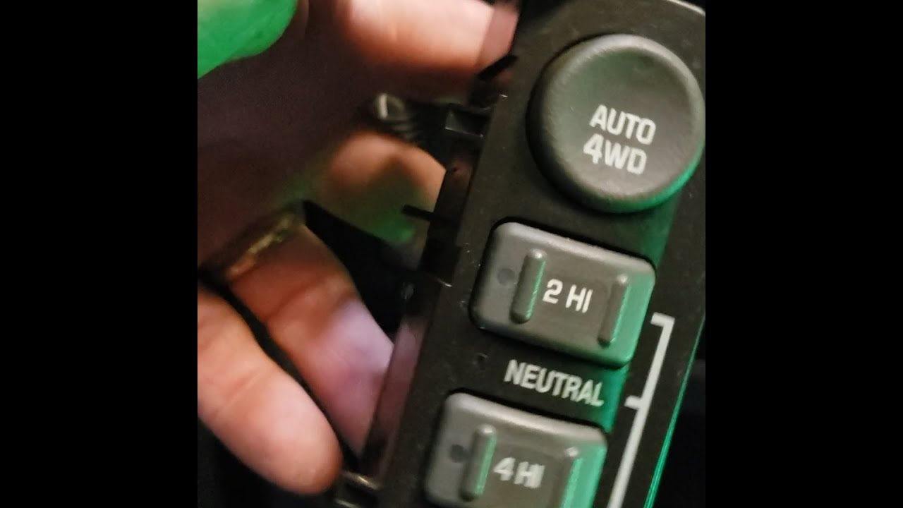 2000 GMC Sierra b2725 4 wheel drive problem