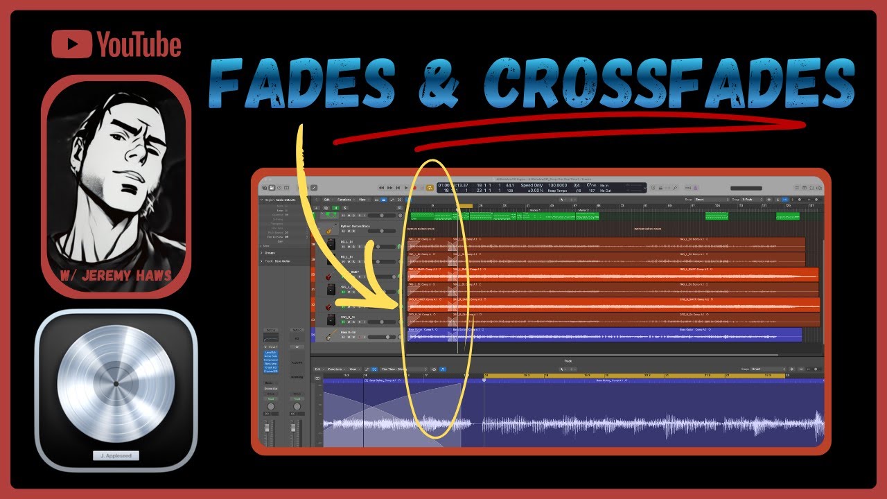 Fades, Crossfades, & Slowdowns - Logic Pro in 5 Minutes