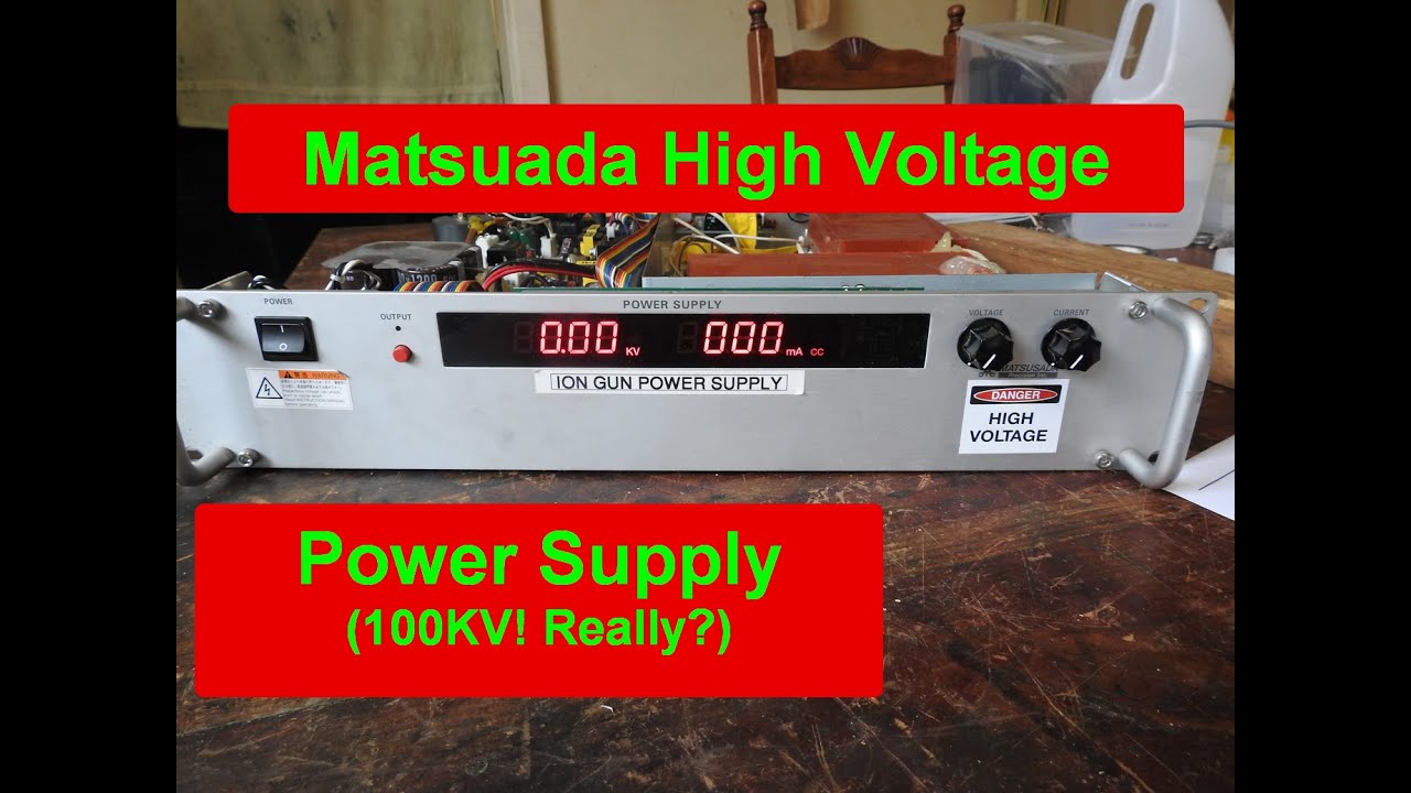 Matsuada AU-3P400 High Voltage Power Supply - Teardown and Tests.