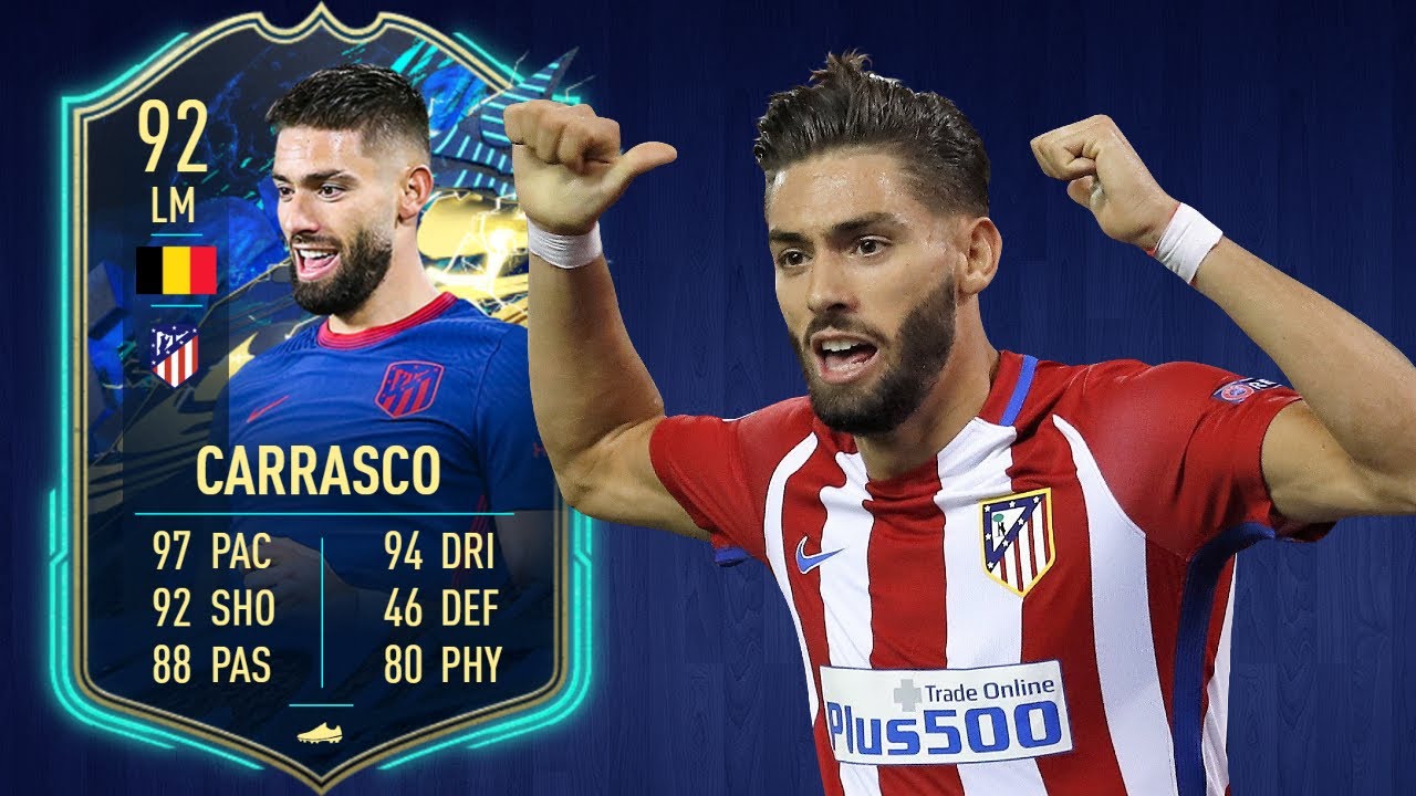 FIFA 21 | YANNICK CARRASCO 92 TOTS | PLAYER REVIEW