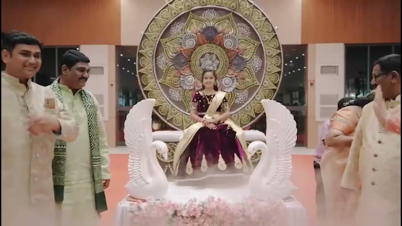 Swarnika Half Saree Function Ceremony|Kamtam Family Solapur|Sangeet Sandhya Entry Song