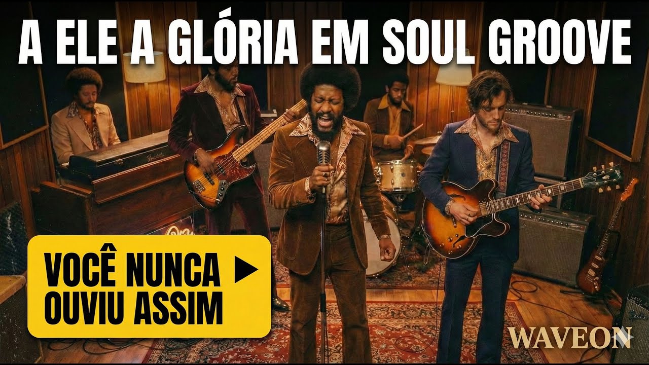 Você nunca ouviu “A Ele a Glória” assim 🎹🔥— Soul Groove que arrepia.