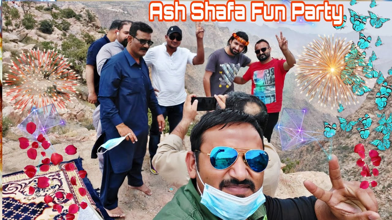 Ash Shafa Party With Friends | Al-Shafa Taif Saudia Arabia | Moazzam Aslam | Saudi Tour And Food