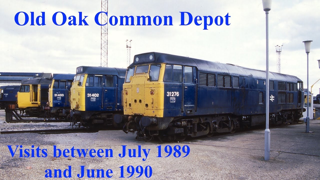British Rail in the 1980s - Old Oak Common Depot  -  1989/90