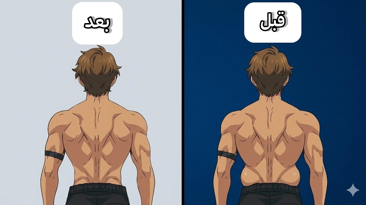 كيف تتخلص من دهون الظهر بسرعة (بدون تجويع)