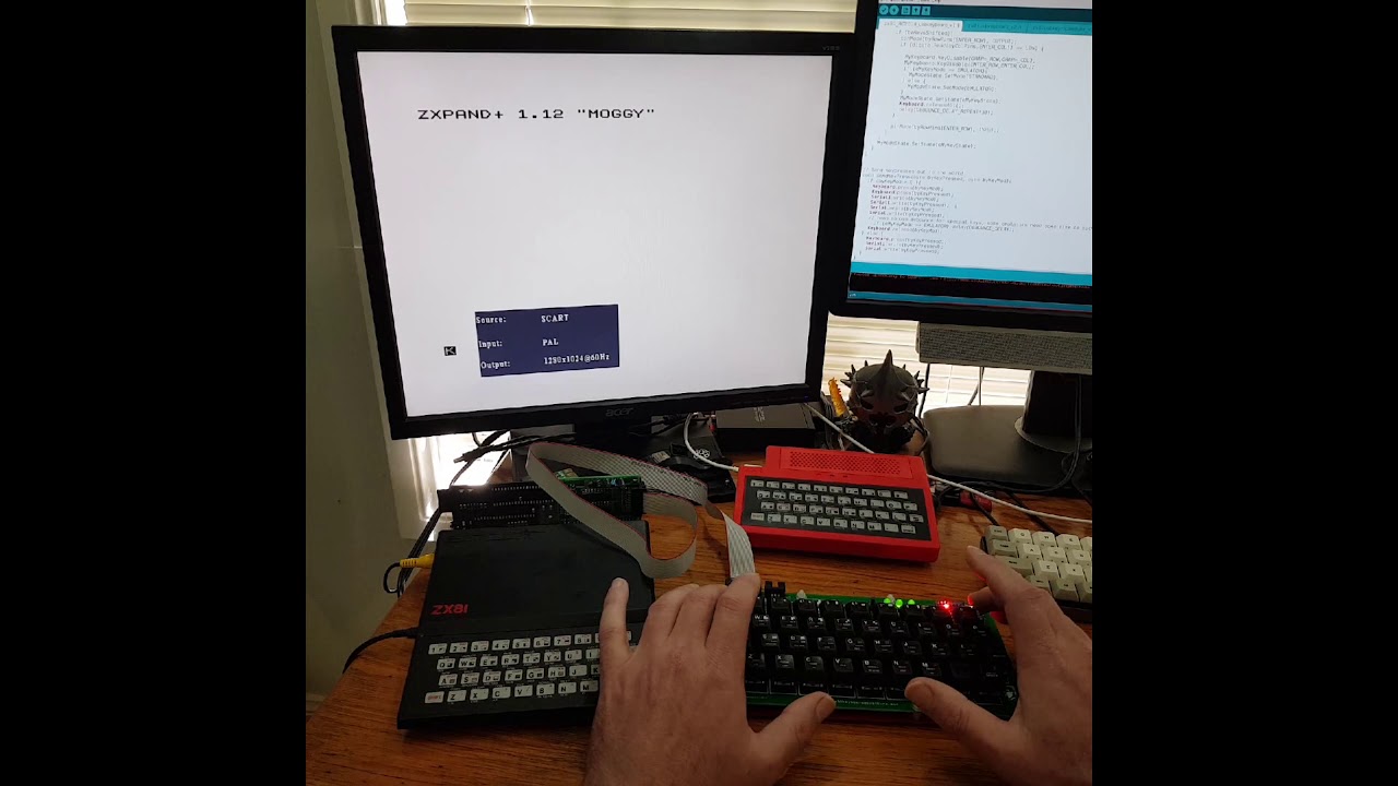 ZX-Keyboard a ZX81 and USB keyboard demo.